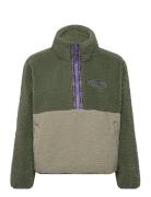 Horizon Mock Neck Half Zip Flc Billabong Khaki