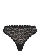 Thong Leo Lace HUGO Black