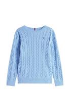 Cotton Cable Sweater Tommy Hilfiger Blue
