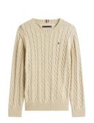 Cotton Cable Sweater Tommy Hilfiger Cream