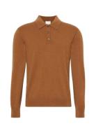 Ls Classic Cashmere Polo 12Gg Calvin Klein Brown