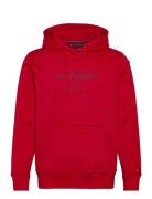 Oval Graphic Hoodie Tommy Hilfiger Red