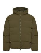 Down Hooded Puffer Jkt Tommy Hilfiger Khaki