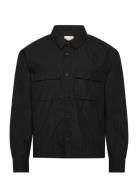 Ls Cotton Nylon Easy Cropped Shi Calvin Klein Black