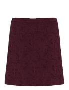 Slmaybel Corinne Aline Skirt Soaked In Luxury Burgundy