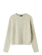 Nlfnaible Ls Short Knit LMTD Cream
