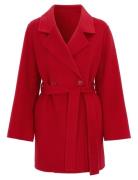 Saga Doubleface Coat Newhouse Red