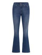 Joella Trousers Flare Regular Waist 99 Denim Replay Blue