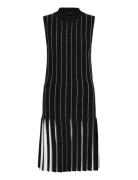 Mari Slvlss Pleated Dress French Connection Black