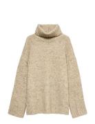 Vmingrid Ls Roll Neck Pullover Noos Vero Moda Beige