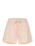 Short Linen Check Hunkemöller Beige