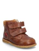 Boots - Flat - With Velcro ANGULUS Brown