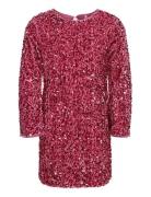 Kogconfidence Life Ls Seq Flrd Dress Jrs Kids Only Pink