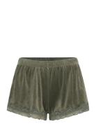 Short Velours Scallop Lace Hunkemöller Khaki