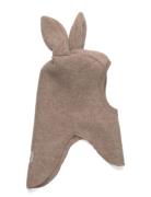 Balaclava Ears Wool Fleece Huttelihut Beige