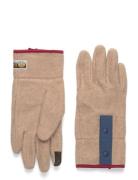 Eco - Recycled Wool Fleece Glove-Camel Elmer By Swany Beige