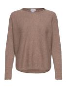 Curved Sweater Davida Cashmere Brown