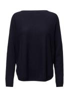 Curved Sweater Davida Cashmere Blue