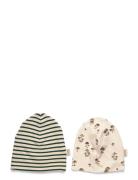 Beanie Hat 2 Pack Petit Piao Cream