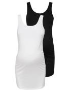 Olmlovely Life Long Top Tt 2Pck Jrs Noos Only Maternity Black