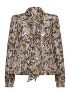 Georgette Blouse By Ti Mo Beige
