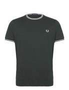 Twin Tipped T-Shirt Fred Perry Khaki