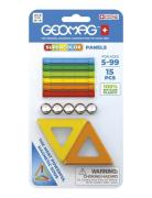 Geomag Supercolor Panels Recycled 15 Pcs Cdu Geomag Patterned