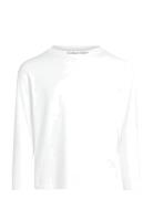 Embro. Ck Logo Ls T-Shirt Calvin Klein White