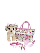 Chichi Love Gosedjur Med Trädgårdsredskap Simba Toys Pink