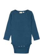 Ppdante Body L/S Merino Wool Petit Piao Blue