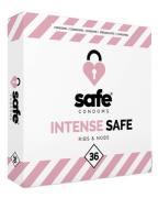 Safe Intense Safe Ribs & Nobs Condoms   36 stk.