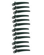 Sibel Hårklemmer 10cm - Ref. P000453 Black   12 stk.