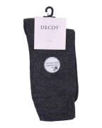 Decoy Ekstra Wide Comfortable Rib Socks Grey 37-41