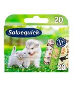 Salvequick Vandafvisende Børneplaster Animals   20 stk.