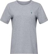 Women's /29 Cotton Activity Embroidery T-Shirt Grey Melange