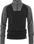 Men's Retro Merino Wool Halfzip Sweater BLACK