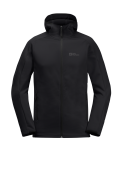 Jack Wolfskin Alpgrat Hooded Fz M Black