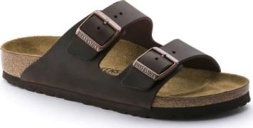 Birkenstock Unisex Arizona Oiled Leather Narrow Habana