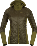 Women's Cecilie Light Insulated Hybrid Jacket Dark Olive Green/Trail G...