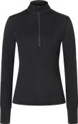 super.natural Women's Tundra175 Zip 1/4 Jet Black