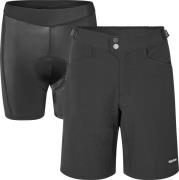 Women's Flow 2in1 Technical Cycling Shorts Black