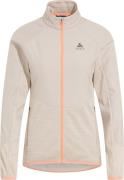 Odlo Women's Run Easy Warm Hybrid Jacket Silver Cloud/Live Wire