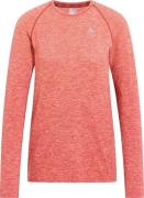 Women's T-shirt Crew Neck L/S Essential Seamless Cinnabar Melange