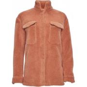 Women's Betony Teddy Overshirt Terra Cotta