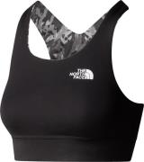 The North Face Women's Flex Printed Bra Asphalt Grey Abstract Lightnin...