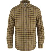 Men's Övik Flannel Shirt Buckwheat Brown-Dark Navy