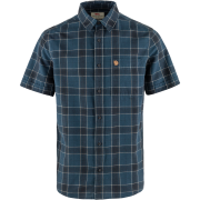 Fjällräven Men's Övik Travel Shirt Short Sleeve Indigo Blue-Dark Navy