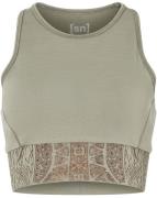 super.natural Women's Arabesque Lf Top Dried Sage/Copper