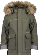 Didriksons Kids' Kure Parka 6 Deep Green