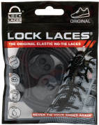 Lock Laces No Tie Shoelaces Solid Black